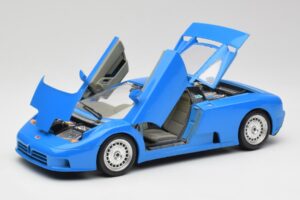 Bugatti EB110 Blu Bburago 1:18 3035 Pressofusione — immagine 2 di 8