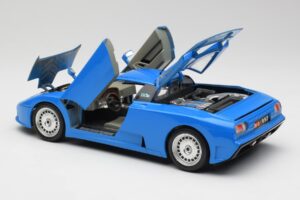 Bugatti EB110 Blu Bburago 1:18 3035 Pressofusione — immagine 6 di 8
