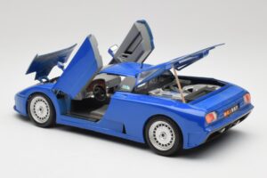 Bugatti EB110 Blu Scuro Bburago 1:18 3035-DB Pressofusione — immagine 5 di 8