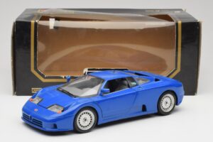 Bugatti EB110 Blu Scuro Bburago 1:18 3035-DB Pressofusione — immagine 8 di 8