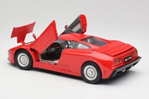 Bugatti EB110 SS Rosso Anson 1:18 30303-W-M1 Pressofusione — immagine 5 di 8
