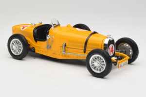 Bugatti Type 59 #14 Grand Prix Arancione Bburago 1:18 3012 Pressofusione — immagine 4 di 6