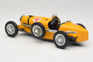 Bugatti Type 59 #14 Grand Prix Arancione Bburago 1:18 3012 Pressofusione — immagine 5 di 6