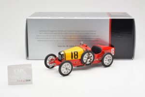 Bugatti T35 National Colors Spain CMC 1:18 M-100-B-016 Pressofusione — immagine 6 di 6