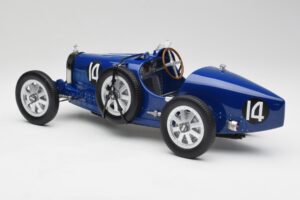 Bugatti Type 35 #14 Dark Blue Norev 1:12 125703 Pressofusione — immagine 5 di 6