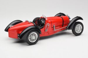 Bugatti Type 55 Rosso Bburago 1:18 3009 Pressofusione — immagine 2 di 6