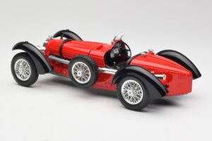 Bugatti Type 55 Rosso Bburago 1:18 3009 Pressofusione — immagine 5 di 6