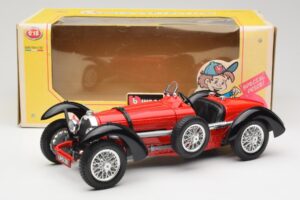 Bugatti Type 55 Rosso Bburago 1:18 3009 Pressofusione — immagine 6 di 6