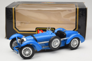 Bugatti Type 59 Blu Bburago 1:18 3005-M1 Pressofusione — immagine 5 di 5