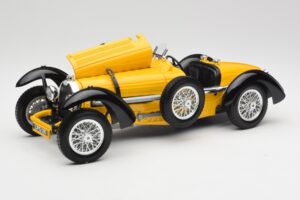 Bugatti Type 59 Giallo Bburago 1:18 3005 Pressofusione — immagine 2 di 8
