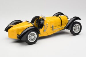Bugatti Type 59 Giallo Bburago 1:18 3005 Pressofusione — immagine 3 di 8
