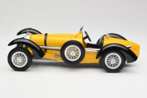 Bugatti Type 59 Giallo Bburago 1:18 3005 Pressofusione — immagine 4 di 8