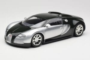 Bugatti Veyron Edition Centenaire Chrome Green Minichamps 1:18 100110852 Pressofusione