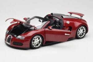 Bugatti Veyron Grand Sport Rosso Minichamps 1:18 100110832 Pressofusione — immagine 2 di 9
