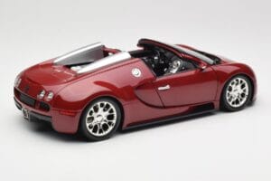 Bugatti Veyron Grand Sport Rosso Minichamps 1:18 100110832 Pressofusione — immagine 4 di 9