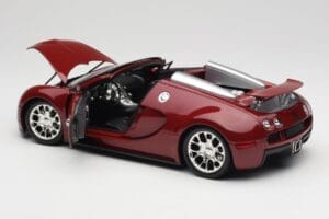 Bugatti Veyron Grand Sport Rosso Minichamps 1:18 100110832 Pressofusione — immagine 6 di 9