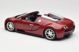 Bugatti Veyron Grand Sport Rosso Minichamps 1:18 100110832 Pressofusione — immagine 8 di 9