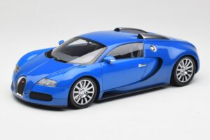 Bugatti Veyron Azzurro Blu Scuro Minichamps 1:18 100110821 Pressofusione