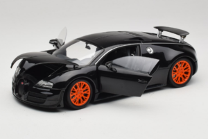Bugatti Veyron Super Sport Black Metallic Minichamps 1:18 100110842 Pressofusione — immagine 2 di 8