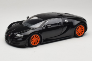 Bugatti Veyron Super Sport Black Metallic Minichamps 1:18 100110842 Pressofusione