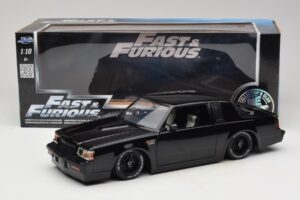 Buick Grand National Fast & Furious Nero Jada 1:18 97178 Pressofusione — immagine 8 di 8