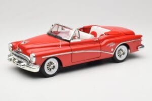 Buick Skylark Cabriolet Rosso Motormax 1:18 73129 Pressofusione