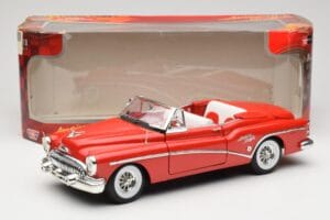 Buick Skylark Cabriolet Rosso Motormax 1:18 73129 Pressofusione — immagine 8 di 8