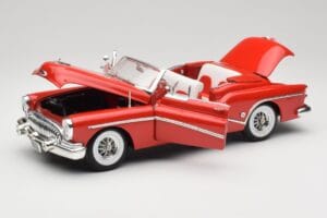 Buick Skylark Rosso Motormax 1:18 411393-M1 Pressofusione — immagine 2 di 8