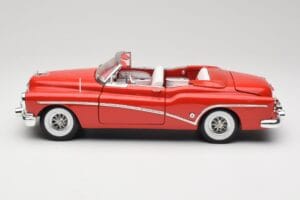 Buick Skylark Rosso Motormax 1:18 411393-M1 Pressofusione — immagine 4 di 8