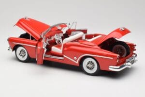 Buick Skylark Rosso Motormax 1:18 411393-M1 Pressofusione — immagine 5 di 8