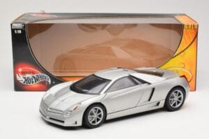 Cadillac Cien Argento Hot Wheels 1:18 57296 Pressofusione — immagine 8 di 8