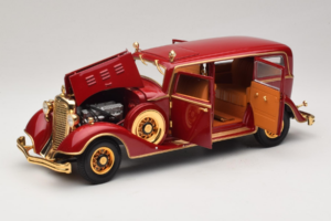 Cadillac Deluxe Tudor Limousine di Stato Puyi Ultimo Imperatore della Cina Sun Star 1:18 4100 Pressofusione — immagine 2 di 9