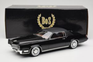 Cadillac Eldorado Nero Marrone BoS Models 1:18 BOS064 Resina — immagine 6 di 6