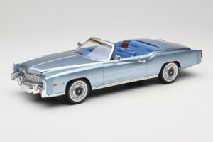 Cadillac Eldorado Cabriolet Blu MCG 1:18 MCG18472 Pressofusione
