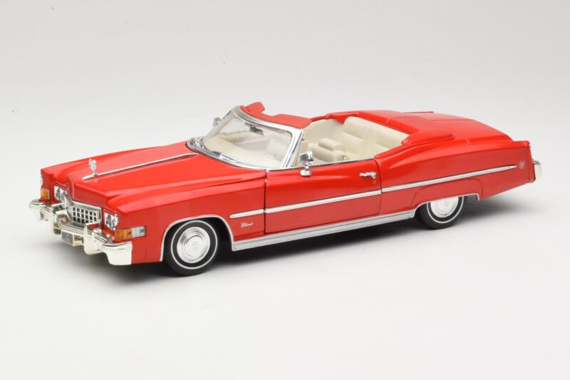 Cadillac Eldorado Cabriolet Rosso Anson 1:18 30387 Pressofusione