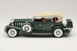 Cadillac Sport Phaeton Verde Anson 1:18 30383 Pressofusione — immagine 5 di 9