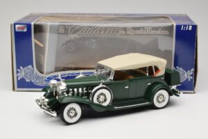 Cadillac Sport Phaeton Verde Anson 1:18 30383 Pressofusione — immagine 9 di 9