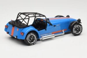 Caterham Seven Blu Solido 1:18 S1801802 Pressofusione — immagine 2 di 6