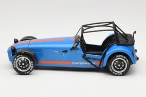 Caterham Seven Blu Solido 1:18 S1801802 Pressofusione — immagine 3 di 6