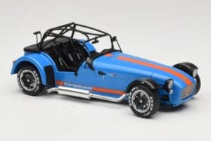 Caterham Seven Blu Solido 1:18 S1801802 Pressofusione — immagine 4 di 6