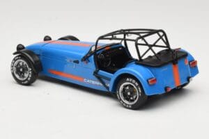 Caterham Seven Blu Solido 1:18 S1801802 Pressofusione — immagine 5 di 6