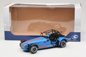 Caterham Seven Blu Solido 1:18 S1801802 Pressofusione — immagine 6 di 6