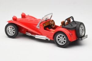 Caterham Super Seven Series 3 Rosso Anson 1:18 30317-W Pressofusione — immagine 7 di 8