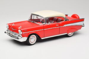 Chevrolet Bel Air Matador Rosso & India Avorio Road Legends 1:18 92109 Pressofusione