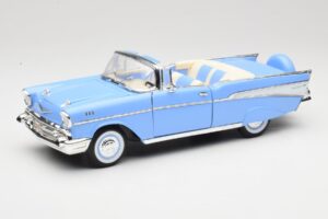 Chevrolet Bel Air Cabriolet Blu Road Signature 1:18 55/1/0863 Pressofusione