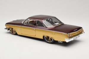 Chevrolet Bel Air Oro & Marrone Maisto 1:18 31064 Pressofusione — immagine 7 di 8