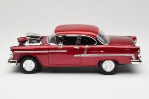 Chevrolet Bel Air Rosso Motormax 1:18 73100TC-M1 Pressofusione — immagine 4 di 8