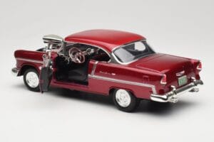 Chevrolet Bel Air Rosso Motormax 1:18 73100TC-M1 Pressofusione — immagine 5 di 8