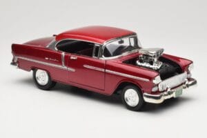 Chevrolet Bel Air Rosso Motormax 1:18 73100TC-M1 Pressofusione — immagine 6 di 8