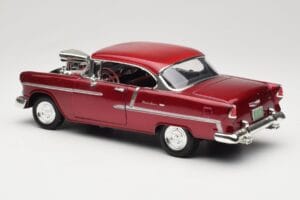 Chevrolet Bel Air Rosso Motormax 1:18 73100TC-M1 Pressofusione — immagine 7 di 8